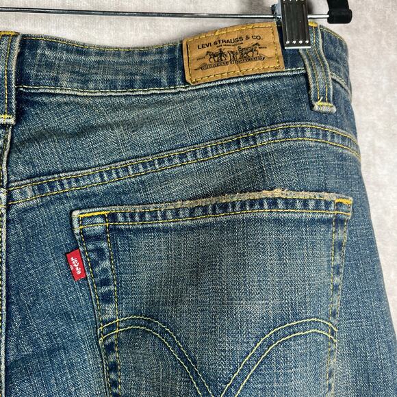 Levi's 515 Jeans Womens Size 18M Blue Medium Wash Denim Bootcut High Rise Casual - Picture 4 of 12